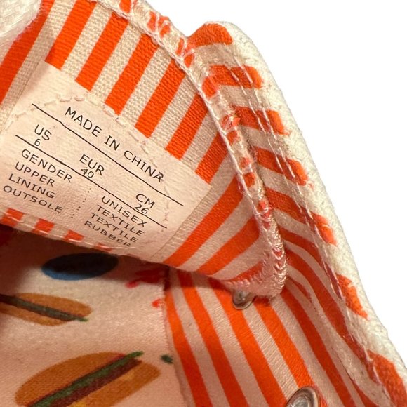 Whataburger Converse Style Sneakers NWOT Size 9 EU 40 Read Size Description - Picture 4 of 14